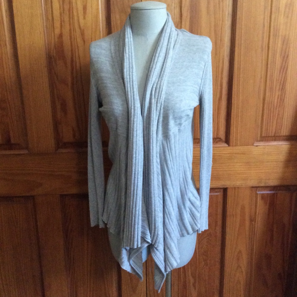 Grey Daisy Fuentes Sweater Jacket